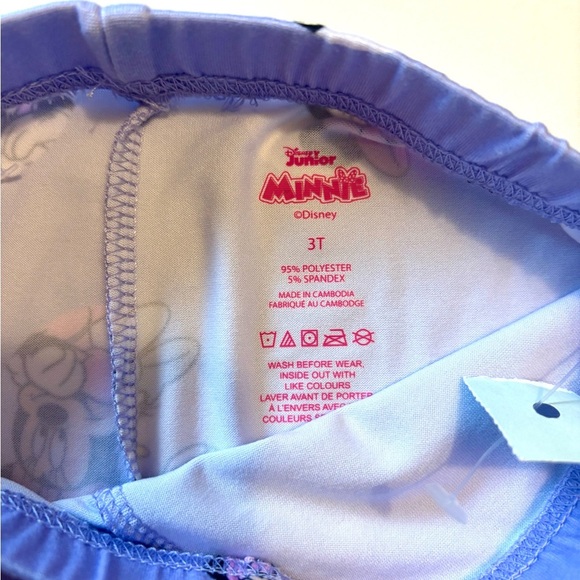 Kids Disney Character Print Pants with Minnie Mouse and Daisy - Picture 2 of 3